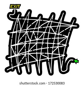 Rare maze