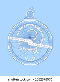 A rare navigation mechanism in a vector drawing.