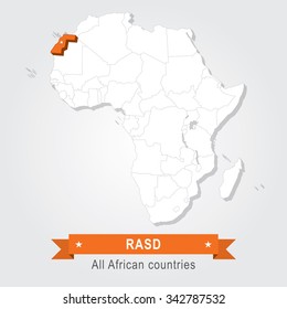 RASD. All the countries of Africa.