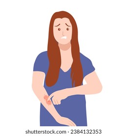 A rash is an area of red spots that appears on your skin when you are ill or have a bad reaction to something that you have eaten or touched.