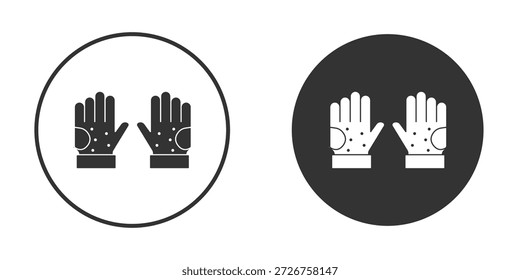 Erupção mão ícone silhueta forma gráfico simples símbolos clipart
