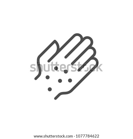 Rash line icon