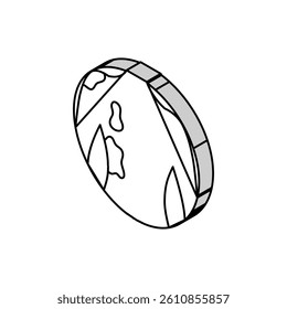 rash skin lesions disease symptom isometric icon vector. rash skin lesions disease symptom sign. isolated symbol illustration