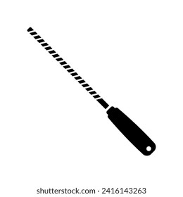 Rasp icon. File tool. Black silhouette. Front side view. Vector simple flat graphic illustration. Isolated object on a white background. Isolate. - Powered by Shutterstock - Get 15% off with code: PIKWIZARD15