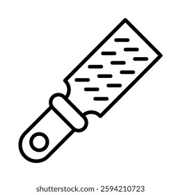 Rasp Vector Line Icon Design