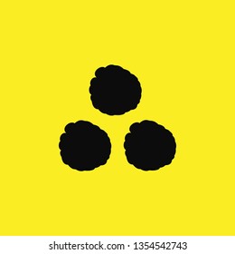raspberries berry icon vector