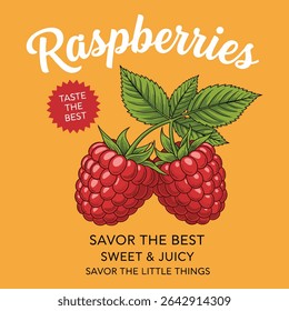 Raspberries fruit print girls fashion design. womens trendy fashion graphics. Raspberry vintage retro graphics. summer food grapics. girls t-shirt