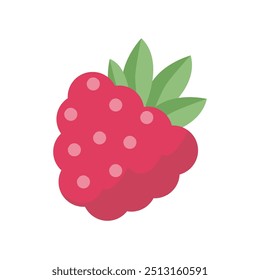 Raspberries on a transparent background. clip art