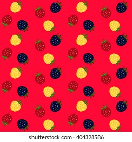 raspberries pattern