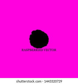 raspberries vector icon sign signifier vector