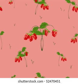 Raspberry berries on bush with sheets
