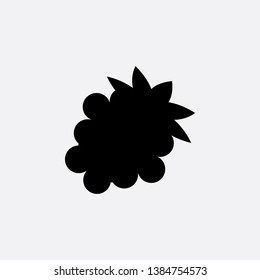 raspberry berry icon sign signifier vector