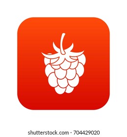 Raspberry or blackberry icon digital red for any design isolated on white vector illustration