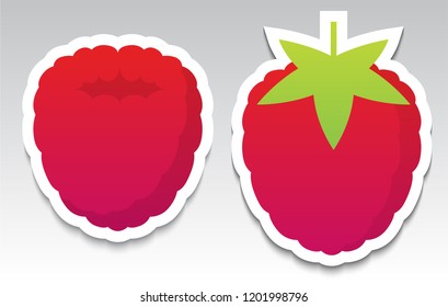 Raspberry flat logo