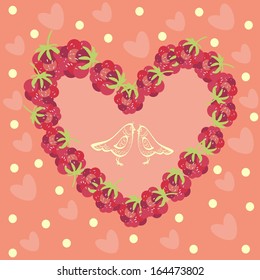 raspberry heart 
