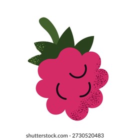 Ícone de framboesa clipart avatar logotipo ilustração isolada