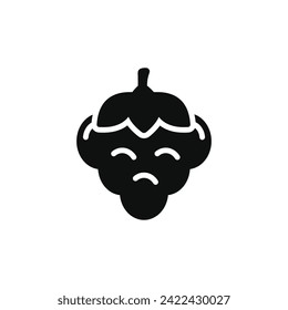 Raspberry icon isolated on white background