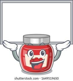 Ein Motiv aus Himbeermarmelade, auf dem sich das Motiv befindet