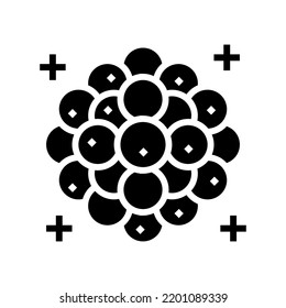 raspberry jelly candy gummy glyph icon vector. raspberry jelly candy gummy sign. isolated symbol illustration