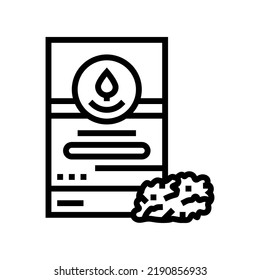 raspberry leaf tea line icon vector. raspberry leaf tea sign. isolated contour symbol black illustration