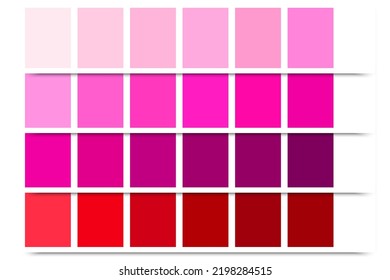 raspberry palette. Trendy style. Pastel colors. Vector illustration. Stock image.