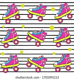 Raspberry rollers on a striped background. vector illustration for children