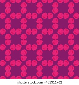 raspberry seamless pattern. Geometric berry.  Fashion graphic. Background design. Modern stylish abstract texture. Template for prints, textile, wrapping and decoration, wallpaper. Vector illustration