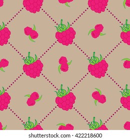  raspberry seamless pattern,geometric, Fashion graphic. Background design. Modern stylish abstract texture. Template for prints, textile, wrapping and decoration, wallpaper. Vector illustration