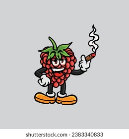Himbeerrauchverbindung Cannabis bud marihuana	