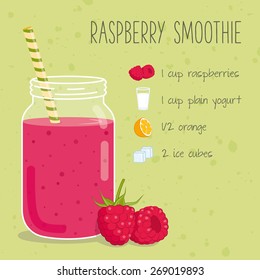 Raspberry smoothie recipe