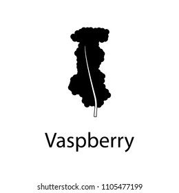 raspberry tree illustration. Element of plant icon for mobile concept and web apps. Detailed raspberry tree illustration can be used for web and mobile on white background