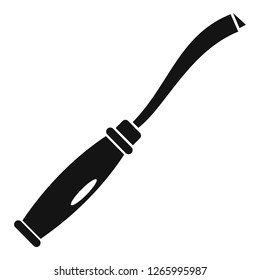 Rasps tool icon. Simple illustration of rasps tool vector icon for web design isolated on white background