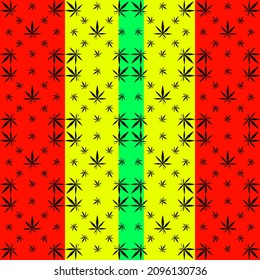 Rasta Fabric Pattern Flag AI eps Files 
