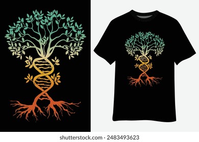 Rasta Reggae DNA Rastafarian Roots Reggaeton Hippie Pride T-Shirt Design