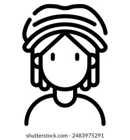 Rastafari icon for web, app, infographic, etc