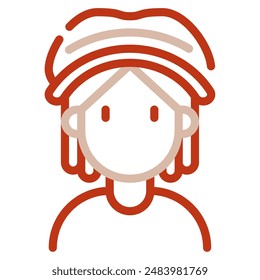 Rastafari icon for web, app, infographic, etc