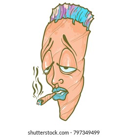 Rastafarian Joint illustration and