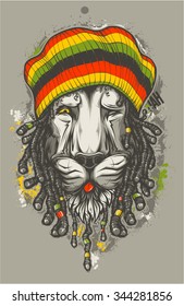 Rastafarian Lion