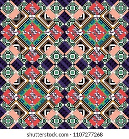 Raster abstract background in brown, orange and yellow colors. Floor tiles, porcelain ceramic tile, geometric seamless pattern for surface and floor, marble floor tiles.