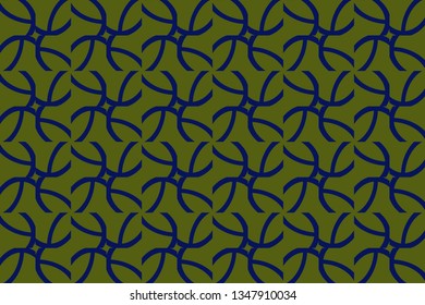 Raster abstract geometric background. Seamless pattern with rhombus and polygons forming abstract wallpaper. blue lines, blue patterns   