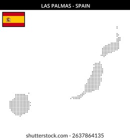 Raster design displays Las Palmas dots