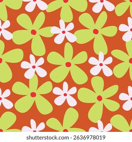 Raster floral seamless pattern. Elegant tropical background with hibiscus flowers, leaves, jungle plants, hand drawn elements. Abstract exotic botanical ornament. Repeat design for wallpapers, textile