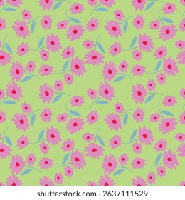 Raster floral seamless pattern. Elegant tropical background with hibiscus flowers, leaves, jungle plants, hand drawn elements. Abstract exotic botanical ornament. Repeat design for wallpapers, textile