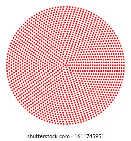 Raster halftone spotted background. Raster circles. Bitmap pattern. Circle abstract background. Vector bitmap raster. Dotted background. Pop art background.