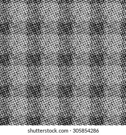 Raster halftone vector seamless pattern