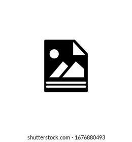 Raster images  icon vector in black solid flat design icon isolated on white background
