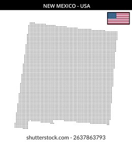 A raster map highlights a region of New Mexico