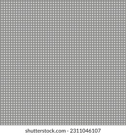 Raster minimalista, patrón geométrico sin costuras. Sencilla textura abstracta con pequeñas cruzas, siluetas de flores en cuadrícula cuadrada. Fondo mínimo de color amarillo y blanco mostaza. Arte de píxeles. Diseño repetible