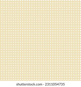 Raster minimalista, patrón geométrico sin costuras. Sencilla textura abstracta con pequeñas cruzas, siluetas de flores en cuadrícula cuadrada. Fondo mínimo de color amarillo y blanco mostaza. Arte de píxeles. Diseño repetible