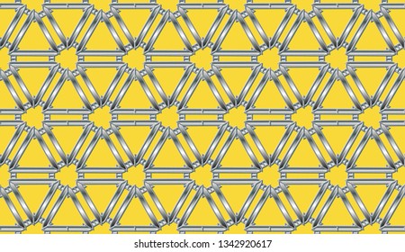 Raster rich  ornament. Sloping seamless colorful ornament for design and backgrounds. Kaleidoscopic orient popular style golden colors. . Luxury  vector pattern.   